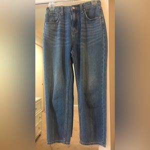 Size 12 girls jeans (high rise, slouchy straight)